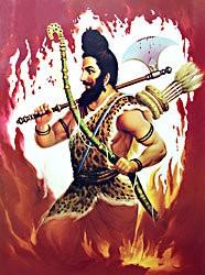 Wanting to learn about the use of divine weapons, Karna approached Lord Parashurama, who was the Guru of Drona.