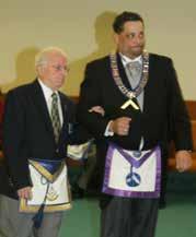 have been influenced by some great individuals in my lodge. My Masonic father is Worshipful Richard Blackburn, a Past Master 10 times in 3 different lodges with over 45 years of Masonic service.