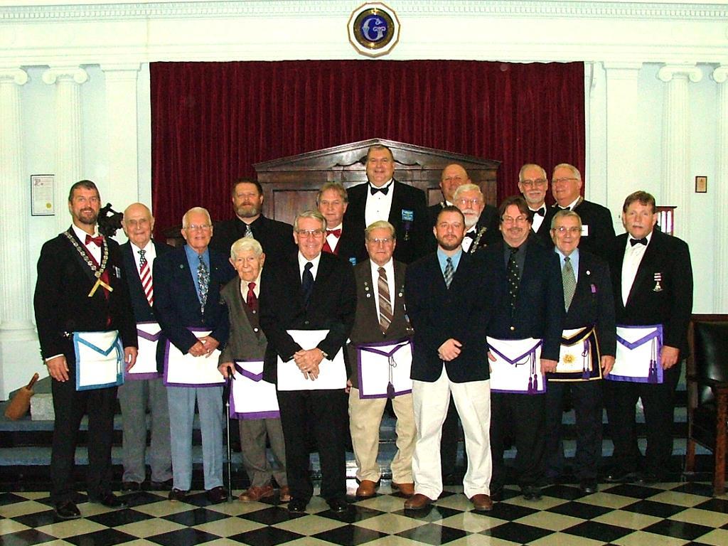 November 24 th The Lodge held a Past Masters night as two new Master Masons were raised by a Degree Team of Officers and Past Masters.