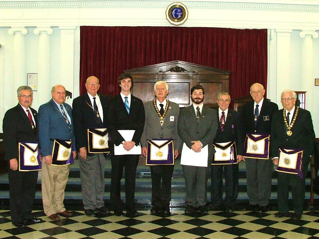 Nov. 25 th - Newly raised Master Masons and seven current and past Grand Masters December 13 th The 160 th Masonic Installation of Officers was held at the Lodge.