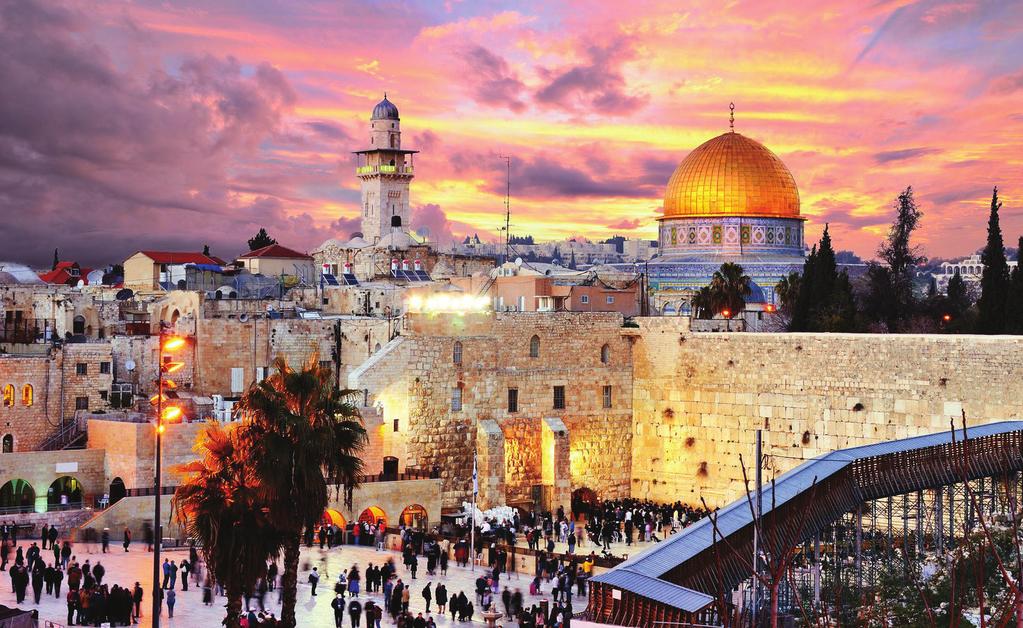 Thursday, November 8 Arrival / Jerusalem Welcome to Israel! Upon individual arrivals, transfer to the Orient Hotel in Jerusalem, the spiritual hub of Israel.