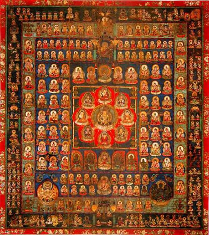 Esoteric Buddhist Painting of the Heian Period Mandala of the Two Worlds:
