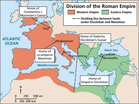 When a Roman soldier, Constantine, won victory over his rival in battle to become the Roman emperor.