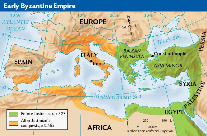 JUSTINIAN AND THE BYZANTINE STYLE