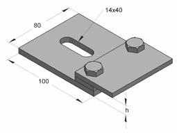 CENTUM Z-pressure pad CENTUM Z-pressure pad clamping strength 11 mm CENTUM Z-pressure pad clamping strength 16 mm Mounting recommendation For profile type: XL100, XL120 and XL 200 Material: steel set
