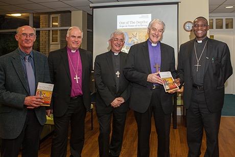 Archbishop Michael Jackson of Dublin (second from right) was one of the co-authors who was present in London at the launch.