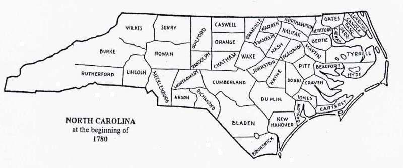Lincoln and Rutherford Counties formed from Tryon County April 1779 Most Tryon County residents were recent immigrants or their children.
