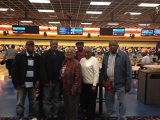 Nathaniel Sanders (104) Mother Betty Craighead (101) Bro. Jerry Tibbs (94) The 2nd game's top bowlers were: Dea. Nathaniel Sanders (136) Bro. Jerry Tibbs (117) Bro. Douglas Moore(114) Dea.
