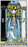 M A J O R A R C A N A 2 II the HIGH PRIESTESS Female Pope. Planet: Moon Knowing. Instincts. Looking beyond the obvious. Mystery. Psychic. Secret knowledge. Sixth sense. Unseen forces. Understanding.