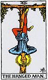 M A J O R A R C A N A 12 XII the HANGED MAN Planet: Neptune In between. Intuition. Letting go. Limbo. No action. Prophecy. Release. Self sacrifice. Spiritual enlightenment. Submission. Suspension.