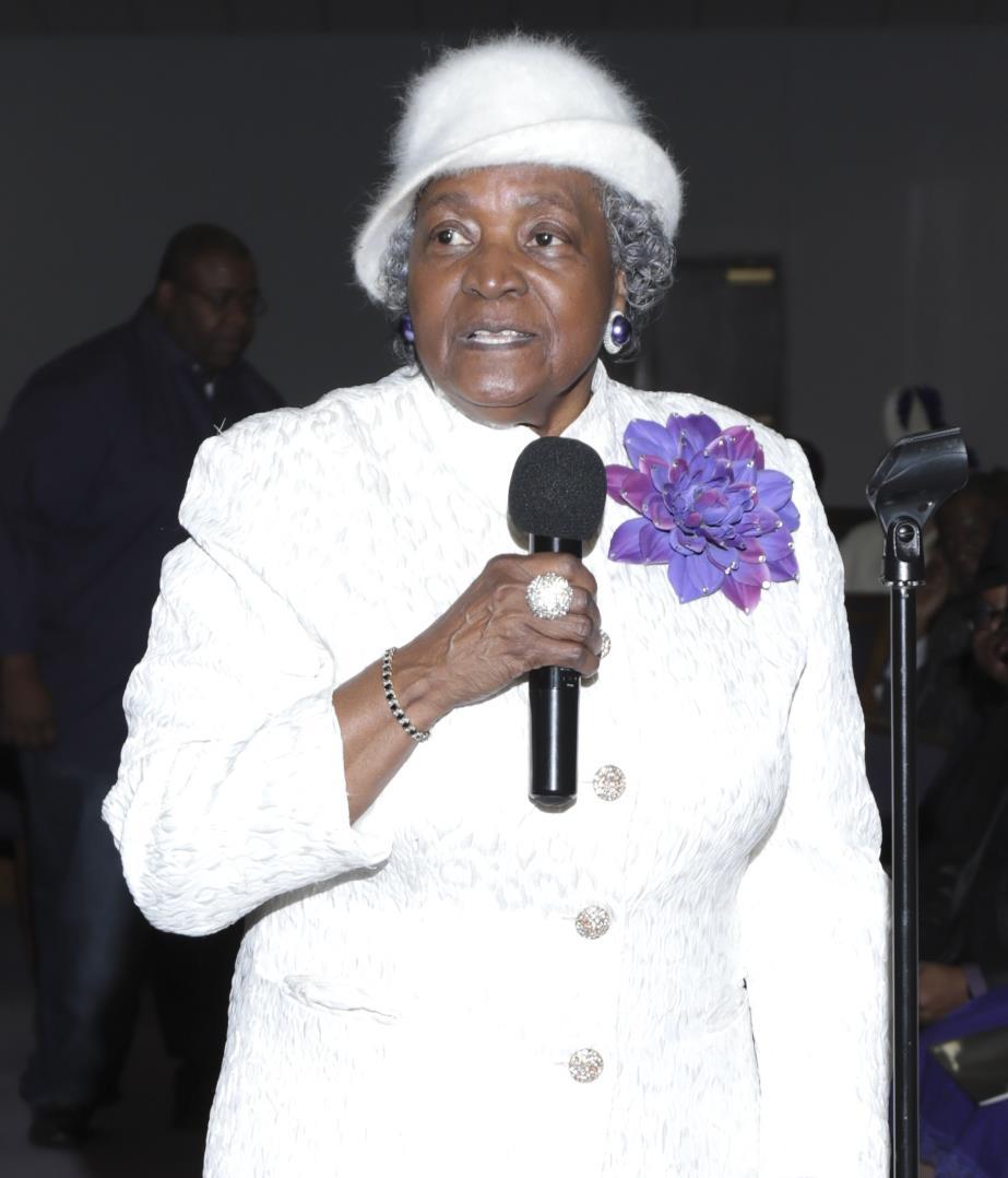 President, Sister Elnora McCall Woman s Auxiliary