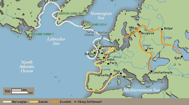 Routes of the Vikings The Vikings were both a warrior and farming society from the region now known as Scandinavia.