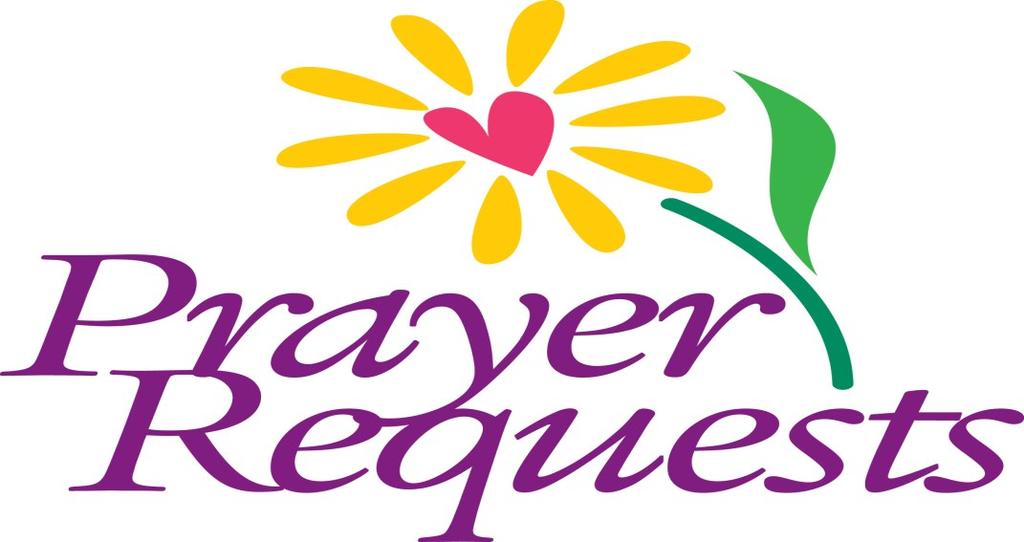 Please pray for: Faith UMC, Becky Howard, Mary Kay Francis, Brooke Anderson, Kent & Helen King, Nancy Frisbee, Jerry Moore, Sr.