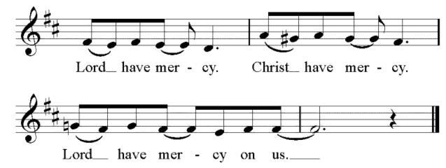 *Hymn of Praise Glory to God All glo - ry be to God on high, we Lord Je - sus Christ, God s on - ly Son the join the an - gels sing - ing.