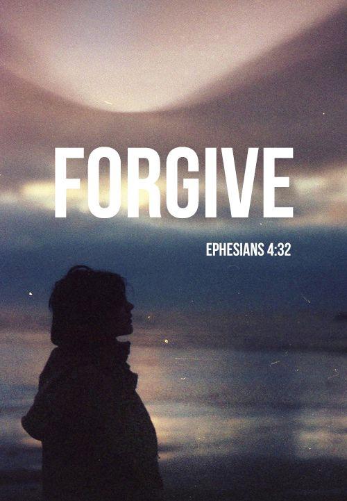 Forgive Each other Cuz God Forgave You in Christ! Ephesians 4:31-32 Do not be bitter or angry or mad.