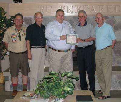 Boy Scouts Recognized for Building Michigan s Fort Clatsop On June 8, 2011, the Ohio River Chapter officially recognized the Gerald R.