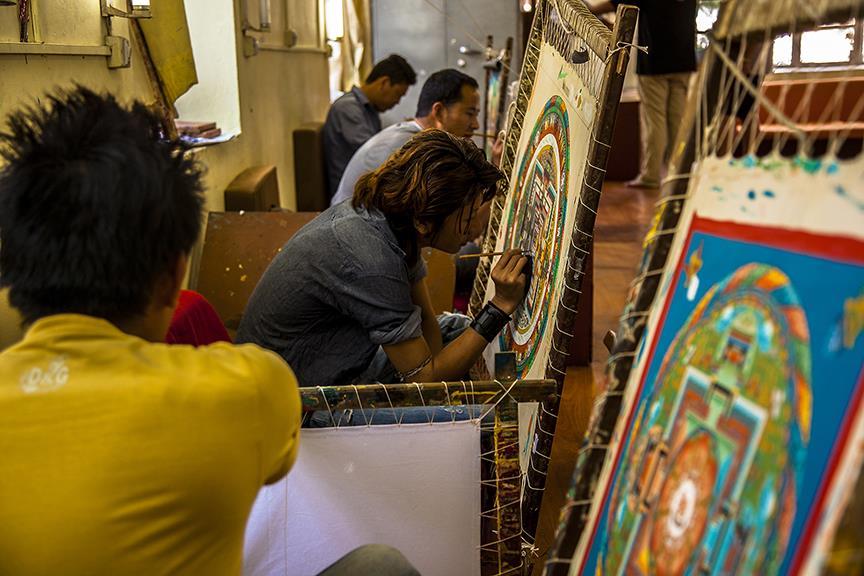 12 October Morning: visit Norbulinka Institute Afternoon: trip to Bir Evening: tour at Dharmalaya Norbulingka Institute aims to preserve Tibetan art, culture and handicraft.