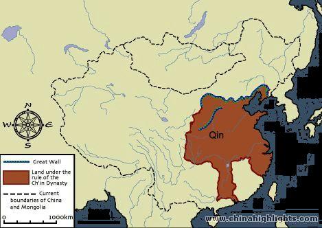 Q in Dynasty 秦 朝 Years: 221-207 BC (14 years) Founder: Q in Shi Huang Religions: Ancestor Worship, Legalism Capital City: Xianyang -A large, mostly dirt wall that later would become The Great Wall -A