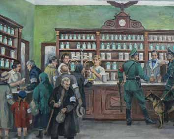 Part of the permanent exhibition of the Krakow Museum of Pharmacy is devoted to Tadeusz Pankiewicz (1908-1993), who during the German occupation of Poland was running an Aryan pharmacy in the area of