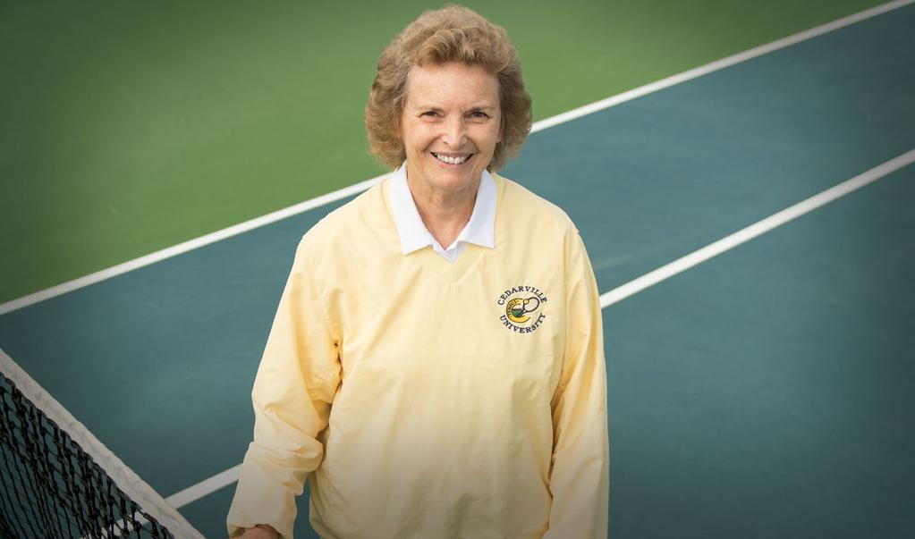 PAM JOHNSON THE COACH Cedarville University made a profound impact on Pamela Johnson s life long before she stepped foot on campus as a faculty member.