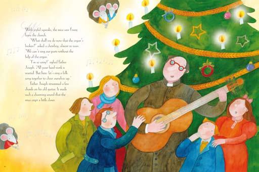 Silent Night This is the beautiful story of the mice that inspired the writing and singing of the famous song Silent Night.