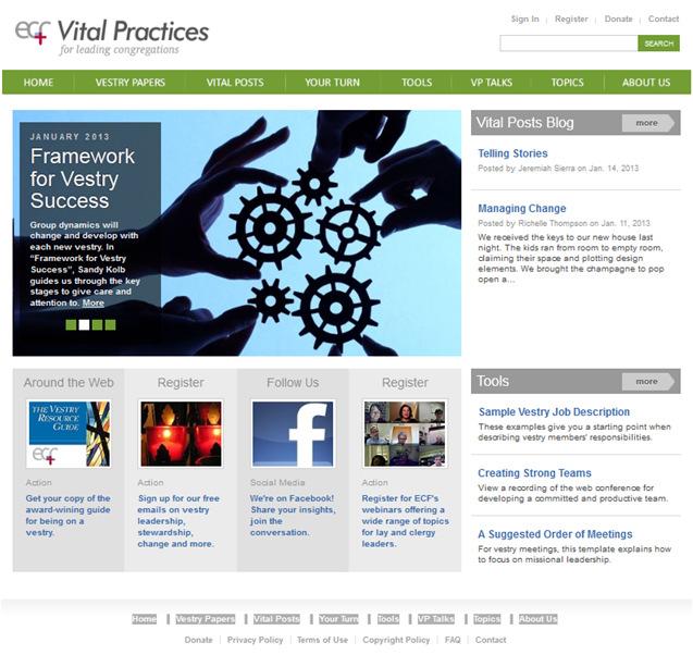 Resources ECF Vital Practices www.ecfvp.