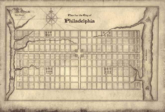 William Penn s plan for the city of
