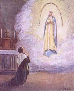 Apparitions of Mary Her first apparition of the Blessed Virgin was on July 19, 1830.