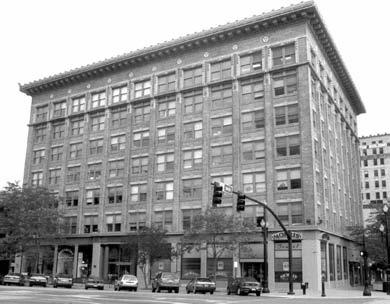 The Keith Building was designed by Frederick Hale, a wellknown Salt Lake City architect. Hale worked primarily in the Classical styles.