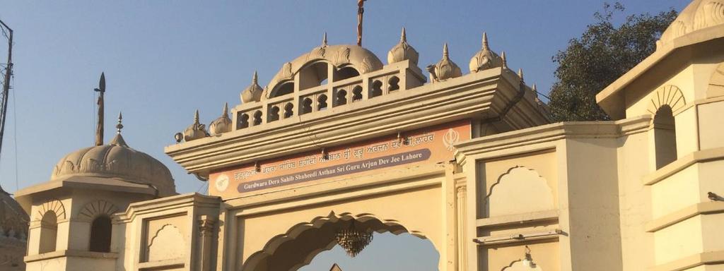 GurdwaraDehra Sahib next to Lahore Fort This the main entrance to