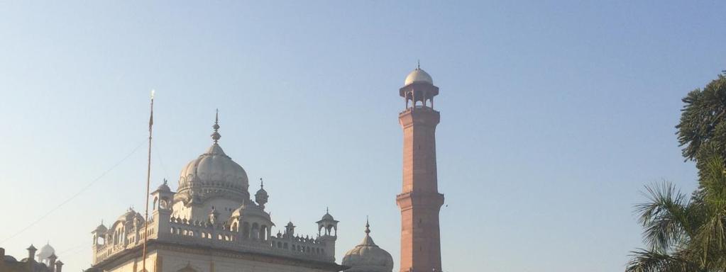 Maharaja Ranjit Singh Samadhi Lahore Fort Badshahi Masjid on right side,
