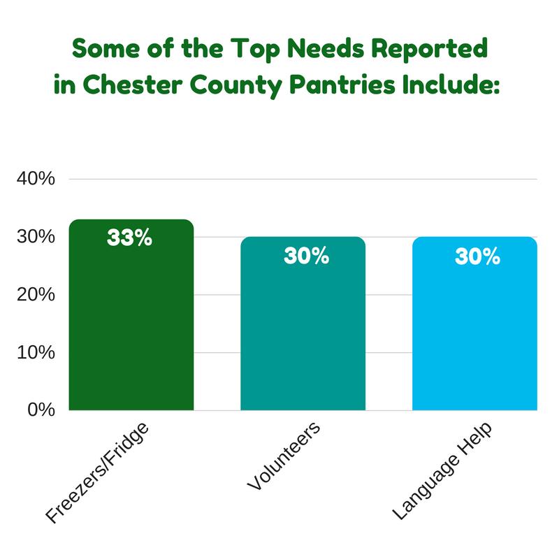 Chester County Results and Background Clear themes have emerged from the survey results that are consistent with Chester County Food Bank (CCFB) data and observations.