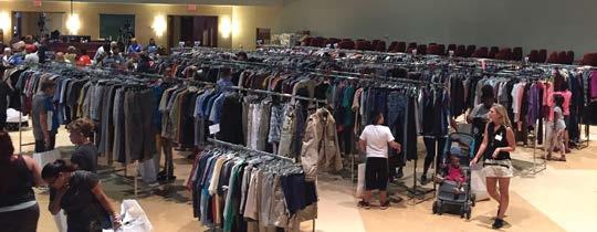 Clothes used to be stacked up against a wall to share with others, and now there are thrift stores and a larger, better back-to-school event.