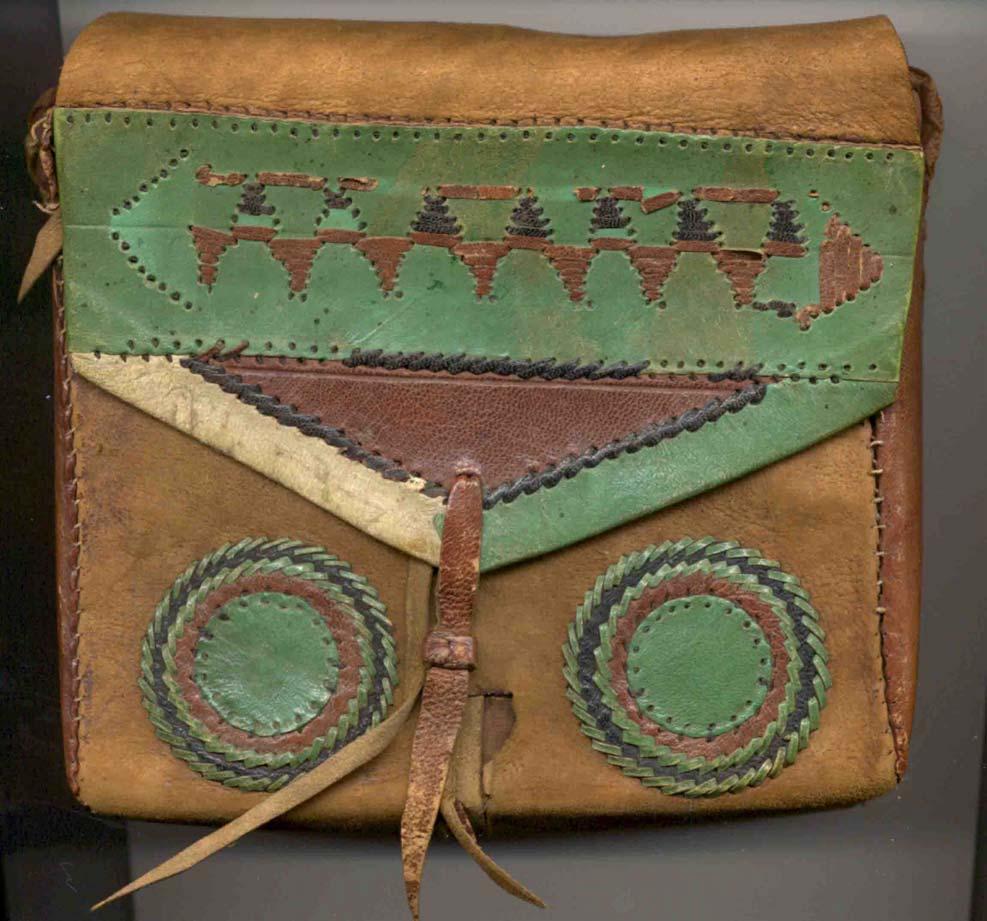 Satchel for the manuscript of Dalá il al- Khayrat from West Africa.