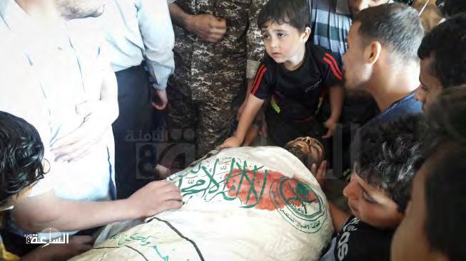 17 Al-Farra's body wrapped in a Hamas flag for burial (Facebook page of the al-saa 8 website, May 14, 2018) Fadi Hassan Salman Abu Salmi (Abu Salah) Personal details:
