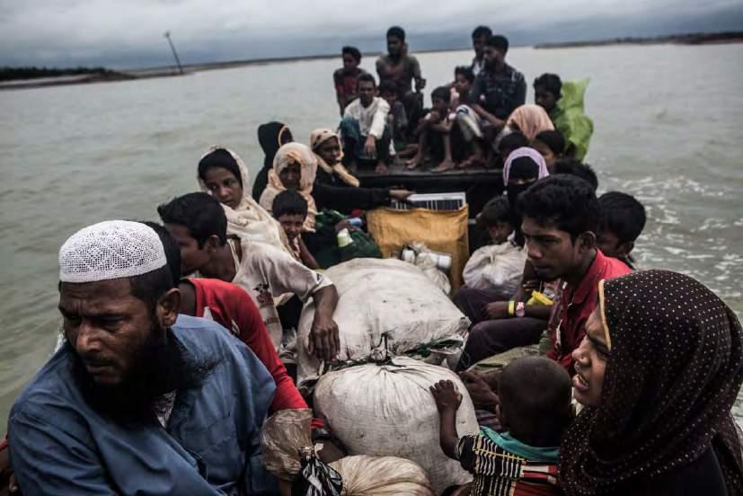 otherwise blocked access to Rohingya markets; severely restricted humanitarian access in tandem with the civilian authorities; and blocked the Rohingya from accessing rice fields at harvest time.