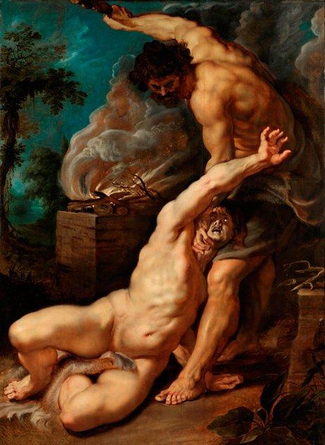Distorted Relation to the Own Self, Others, God and Earth Cain slaying Abel Peter Paul Rubens - The Courtauld Gallery, London Disregard for the duty to cultivate and maintain a