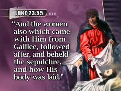 commandment. Luke 23:54-56.
