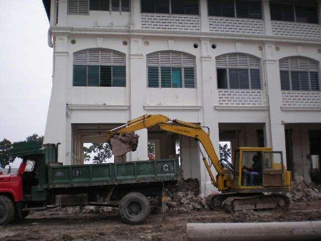 Excavation work started from ground floor.