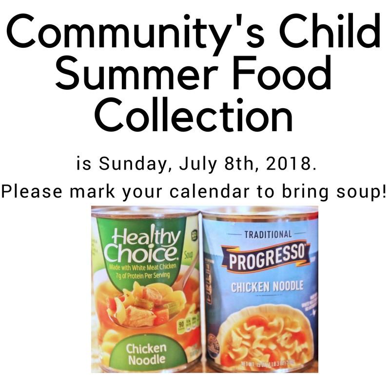 OUTREACH ACTIVITIES COMMUNITY S CHILD OFFERING Seaside is supporting the local charity Community s Child summer program Feed The Children. We are donating Soup!
