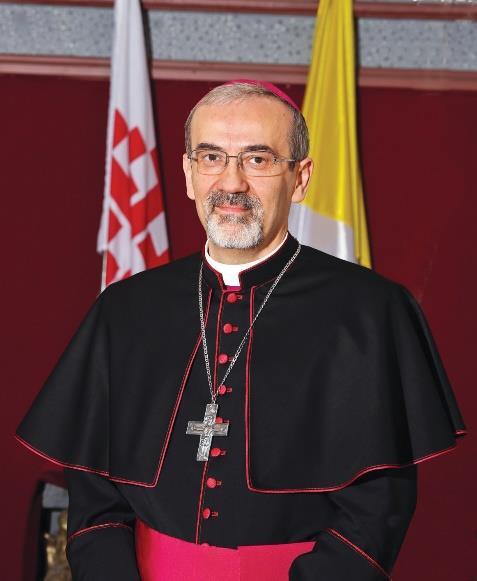 Apostolic Administrator H.E. Archbishop Pierbattista Pizzaballa Fr. Pierbattista Pizzaballa was born on April 21, 1965 in Cologno al Serio in the province of Bergamo.