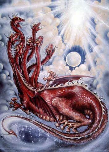 Who is the dragon? He is Satan, and his tail is a play on words. The tail mentioned is really not a tail on an animal but a tale spoken by Satan's mouth.