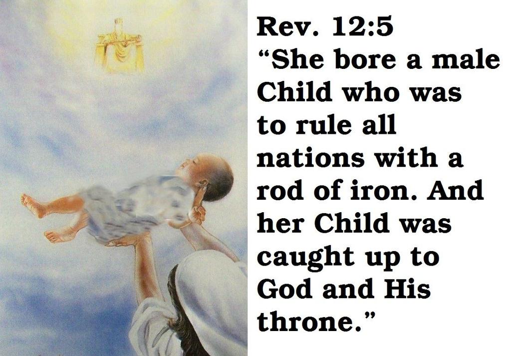2 Now this woman was about to have a child, and she was having labor pains and was ready to deliver the child. The Dragon 3 Then another sign appeared in heaven.