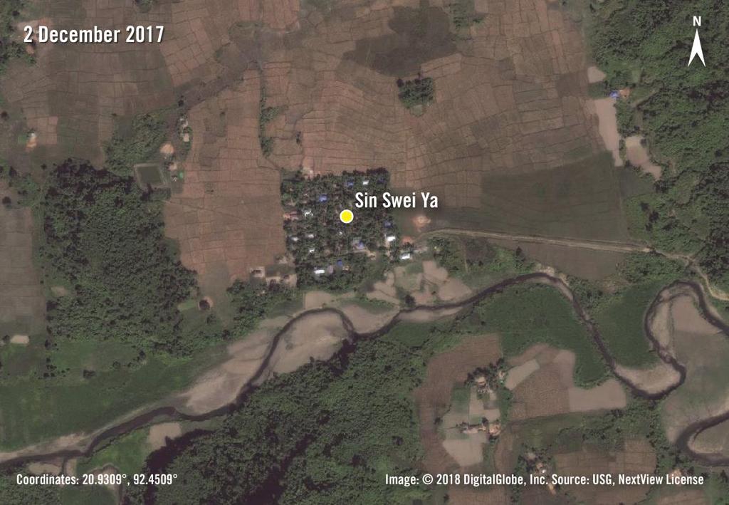 Imagery from 2 December 2017, shows a
