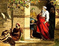 Compassion to the Poor (Luke 16:19-31) Only gospel with the story of Lazarus and the Rich Man Lazarus: name means may God help us Jesus warns that those who have