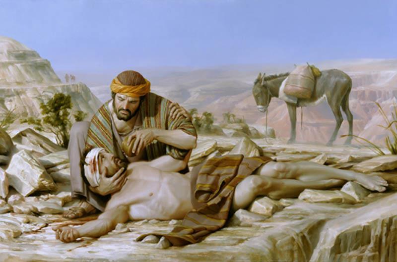 Love of Enemies (Luke 10:25-37) Story of the Good Samaritan God s love and compassion know no bounds. Nor should ours. Setting: a lawyer testing Jesus Who is my neighbor?