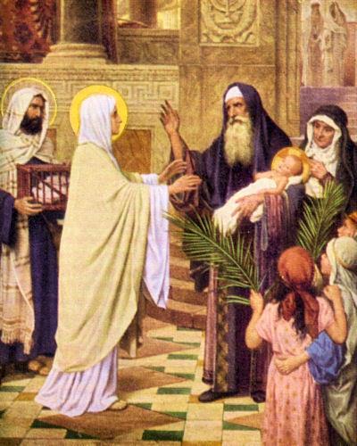 At age 12, Jesus with teachers in the Temple in Jerusalem (