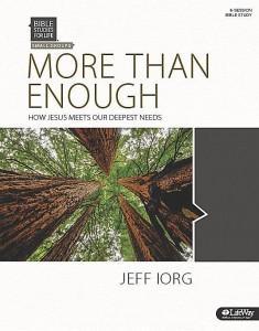 . WOMEN S FALL BIBLE STUDY C ome and join the women of our church for a Bible study on Jeff Iorg s book, More Than Enough, The study will take place each Monday, from 9:30 to 11:00 a.m. We will begin October 3, and it will be a weekly study on the "I AM" sayings of Christ in the Gospel of John.