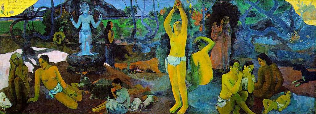 GAUGUIN, Paul: Where Do We Come From? What Are We? Where Are We Going?