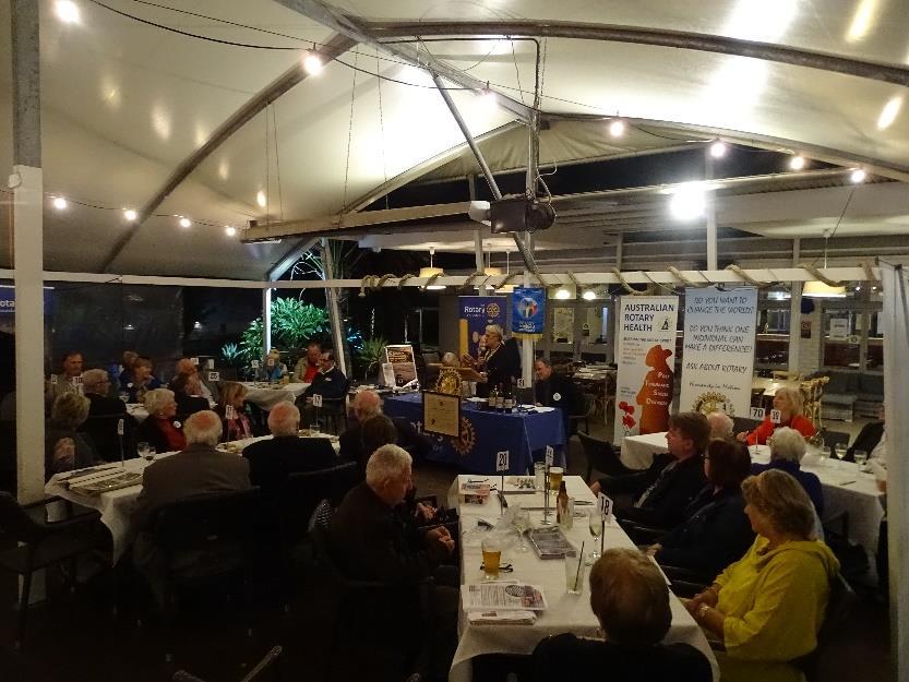 LAST MEETING AS RECALLED BY ROSEMARY ALLISON What a buzz as 39 people came together for a reunion of charter and former members in the large back deck of the Kincumber Hotel.